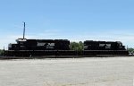 NS 6131 & 3350 work the yard